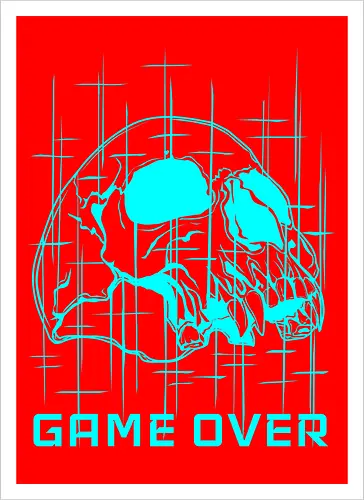 GAME_OVER // TOXIC_CYAN