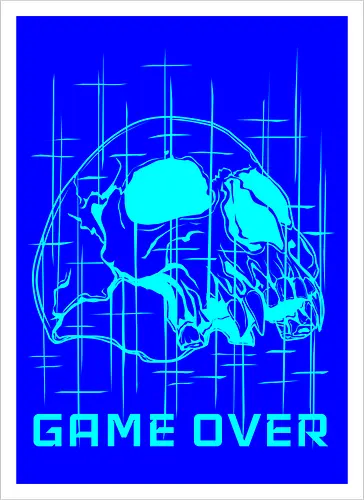 GAME_OVER // TOXIC_CYAN