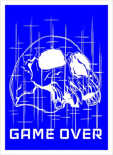 GAME_OVER // STARK_WHITE