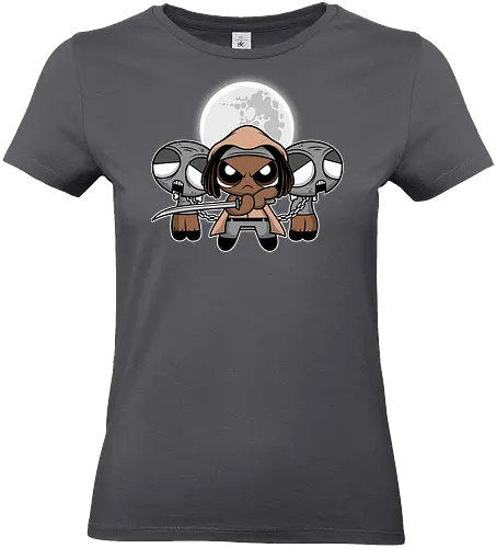 Chibi Samurai Girl - Zombie Apocalypse Cute Art - chibi zombie samurai art, cute apocalypse girl tee, kawaii zombie warrior art, sword girl chibi print, full moon zombie art, cute horror chibi tshirt, chibi warrior cartoon art, zombie pets cute art, anime chibi horror girl, cartoon zombie mashup, cute samurai girl shirt, apocalypse cartoon art, chibi sword warrior tee, kawaii horror geek art, Michonne, Walking Dead, Powerpuff Girls - Standard T-Shirt (Frauen)