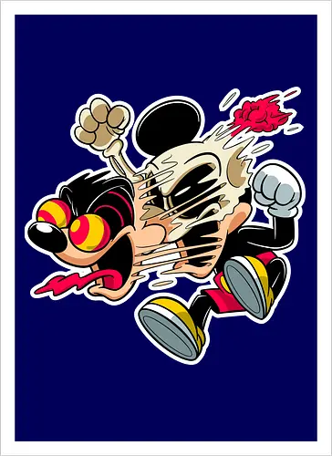 Freaky Explodierte Maus - Cartoon Horror Underground