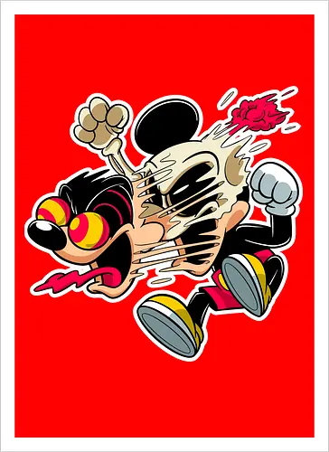 Freaky Explodierte Maus - Cartoon Horror Underground