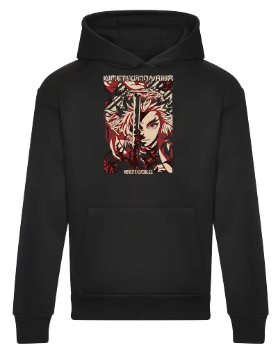 Flammenkrieger - Stilisierte Japanische Anime Grafik