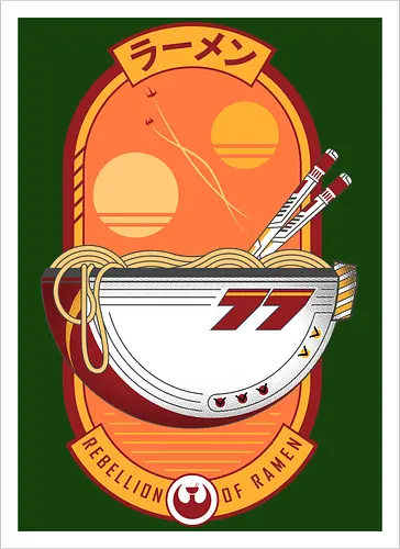 Rebellion of Ramen for Scifi Lovers