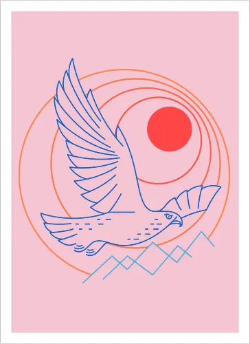Wild and Free as the Hawk's Flight