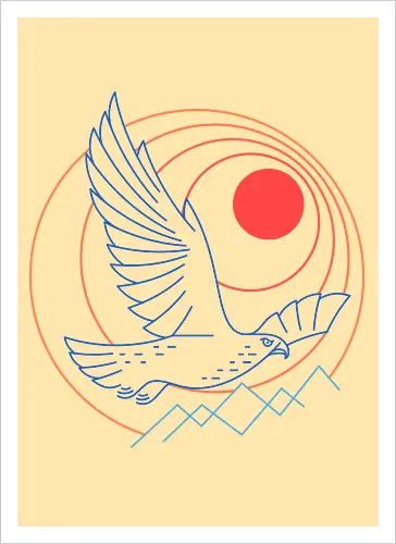 Wild and Free as the Hawk's Flight