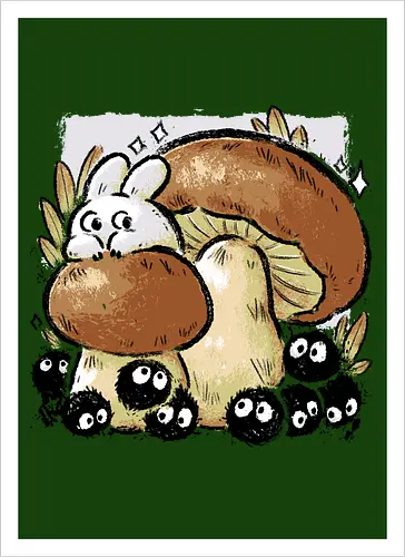 Dust Balls with Autumn Mushrooms