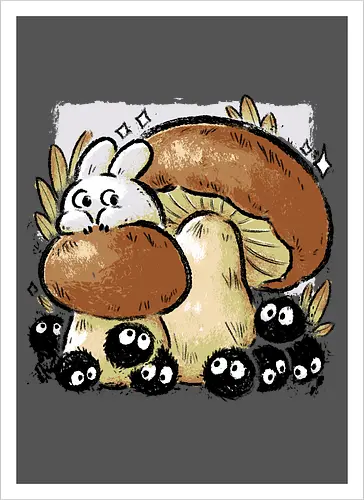 Dust Balls with Autumn Mushrooms