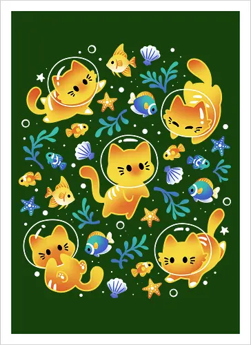 Kittens of the Sea – Cats and Fish