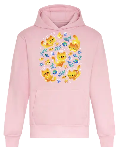 Kittens of the Sea – Cats and Fish - Heavyweight Hoodie