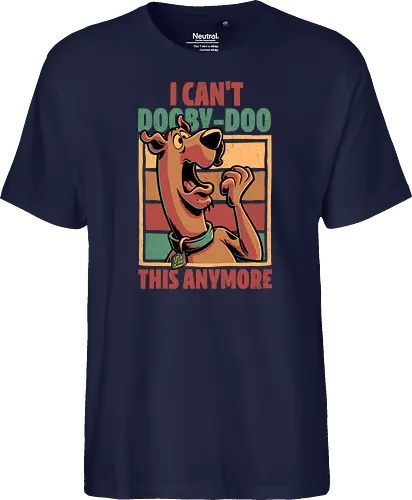 Scared Tired Cartoon Dog
