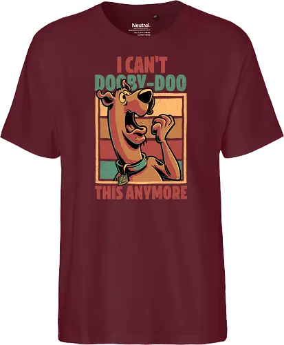 Scared Tired Cartoon Dog