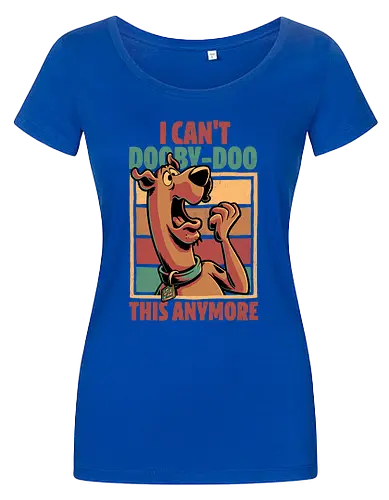 Scared Tired Cartoon Dog