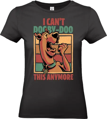 Scared Tired Cartoon Dog