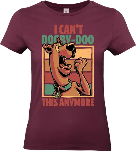 Scared Tired Cartoon Dog