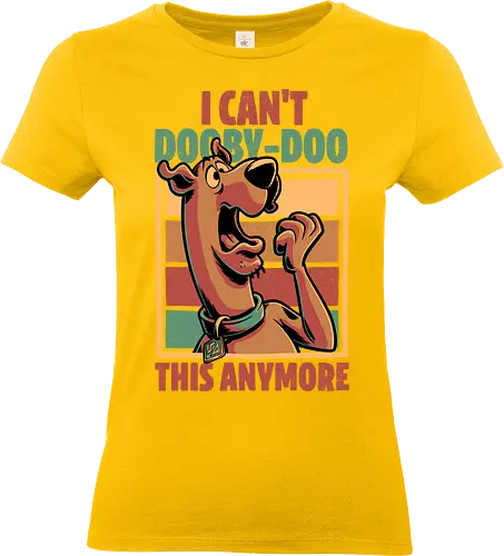 Scared Tired Cartoon Dog