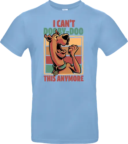 Scared Tired Cartoon Dog