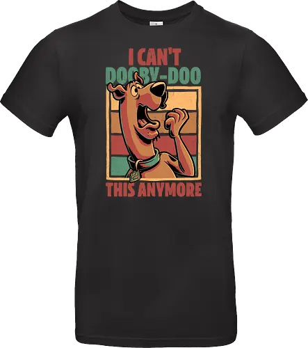 Scared Tired Cartoon Dog