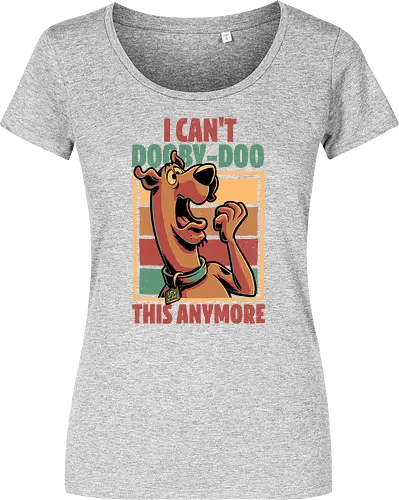 Scared Tired Cartoon Dog