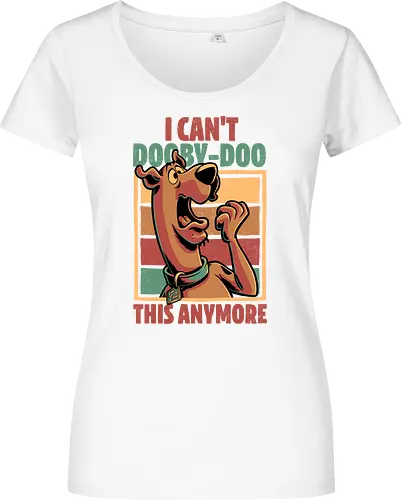 Scared Tired Cartoon Dog