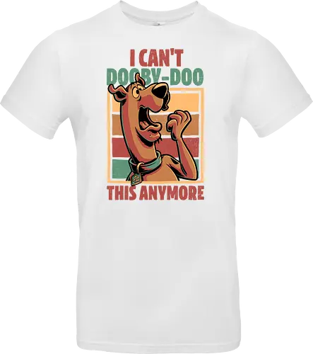 Scared Tired Cartoon Dog