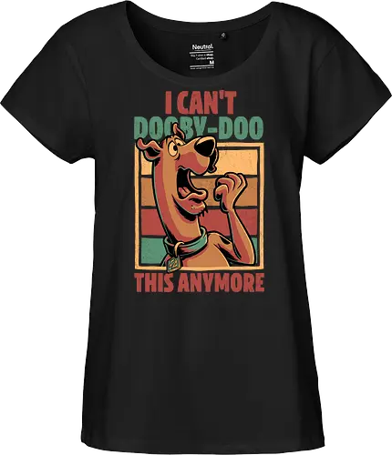 Scared Tired Cartoon Dog