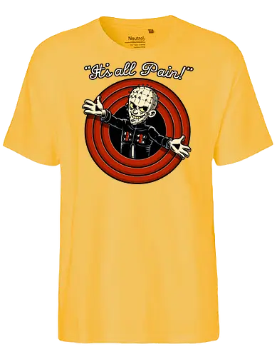 Pain Priest Toon - Animation, Animated, Animated Series, Tv Show, Toon, Cartoon, Quote, Fun, Funny, Awesome, Cool, Classic Animation, Vintage Animations, Vintage, Retro, Retro Vintage, Classic, Classic Horror, Horror, Retro Horror, Horror Art, Horror Movie, Classic, Classic Movie, Spooky, Spooky Season, Spooky Art, Halloween, Creepy, Creature, Monster, Cosmic, Cosmic Horror, Scary, Scary Movie, Book, Demon, Priest, Nails, Pain - Fairtrade T-Shirt