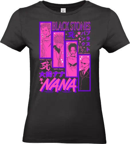NANA Black Stones Blast Punk Band Poster - Nana Osaki, Black Stones, BLAST punk band, Ai Yazawa manga, punk rock anime, anime band merch, otaku gift, shoujo punk aesthetic - Standard T-Shirt (Frauen)