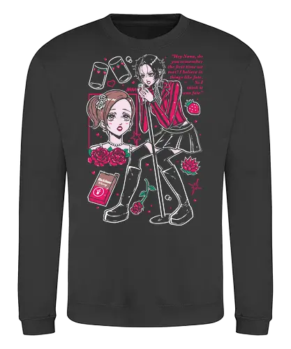 Nana Osaki Fate Brought Us Together - Nana manga, Ai Yazawa, punk romance, shoujo aesthetic, Nana Osaki, anime gift for her, otaku fashion, fate and love - Sweatshirt