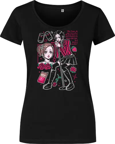 Nana Osaki Fate Brought Us Together - Nana manga, Ai Yazawa, punk romance, shoujo aesthetic, Nana Osaki, anime gift for her, otaku fashion, fate and love - Damen T-Shirt