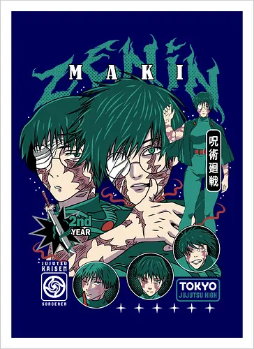 Maki Zenin JJK Unstoppable Force