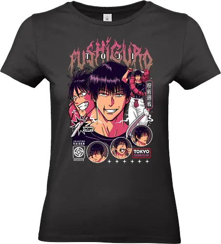 Toji Fushiguro JJK Apex Predator - toji fushiguro, Jujutsu, sorcerer killer, dark anime villain, intense manga art, anime collector gift, jjk lore, powerful character - Standard T-Shirt (Frauen)