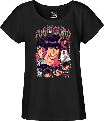 Toji Fushiguro JJK Apex Predator - toji fushiguro, Jujutsu, sorcerer killer, dark anime villain, intense manga art, anime collector gift, jjk lore, powerful character - Fairtrade Girl Shirt