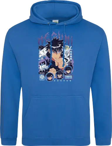 Megumi Fushiguro JJK Ten Shadows Unleashed - megumi fushiguro, Jujutsu, ten shadows technique, dark brooding anime, shonen manga hero, jjk fan art, anime gift for him, otaku tee - Standard Hoodie