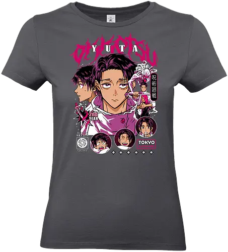 Yuta Okkotsu JJK Special Grade Rising - yuta okkotsu, Jujutsu, special grade student, rika cursed spirit, jjk volume zero, anime fan art, pink aesthetic anime, otaku birthday gift - Standard T-Shirt (Frauen)