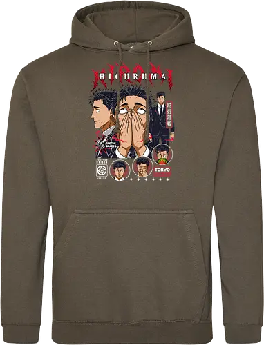 Hiromi Higuruma JJK Courtroom Cursed - higuruma, Jujutsu, special grade sorcerer, lawyer anime character, jjk culling game, anime gift idea, manga print, dark themed tee - Standard Hoodie
