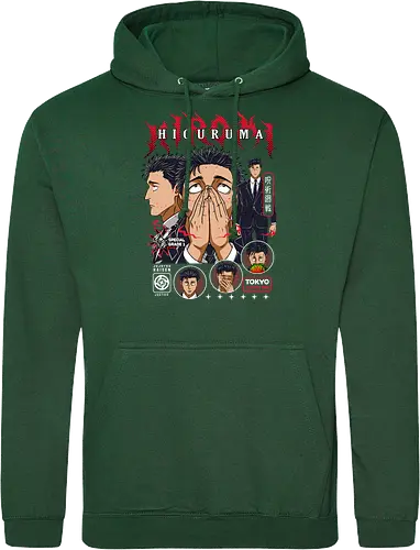 Hiromi Higuruma JJK Courtroom Cursed - higuruma, Jujutsu, special grade sorcerer, lawyer anime character, jjk culling game, anime gift idea, manga print, dark themed tee - Standard Hoodie