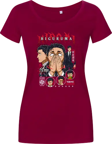 Hiromi Higuruma JJK Courtroom Cursed - higuruma, Jujutsu, special grade sorcerer, lawyer anime character, jjk culling game, anime gift idea, manga print, dark themed tee - Damen T-Shirt