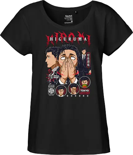 Hiromi Higuruma JJK Courtroom Cursed - higuruma, Jujutsu, special grade sorcerer, lawyer anime character, jjk culling game, anime gift idea, manga print, dark themed tee - Fairtrade Girl Shirt