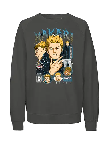 Kinji Hakari JJK Jackpot Energy - kinji hakari, Jujutsu, hakari domain expansion, charismatic anime character, jjk culling game player, anime birthday gift, bold character art, otaku fashion - Fairtrade Sweatshirt