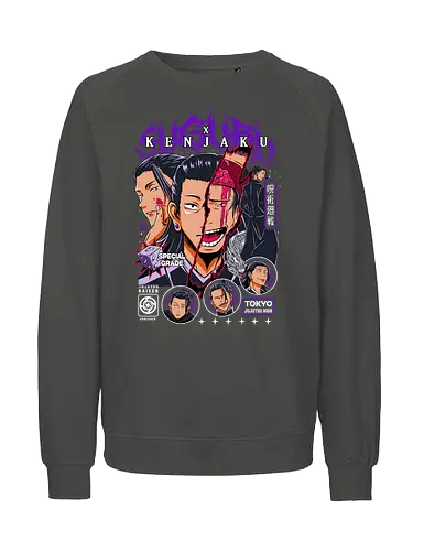 Kenjaku Suguru Geto JJK Ancient Evil - kenjaku, suguru geto, Jujutsu, special grade villain, anime mastermind, dark fantasy anime, jjk antagonist gift, otaku collector - Fairtrade Sweatshirt
