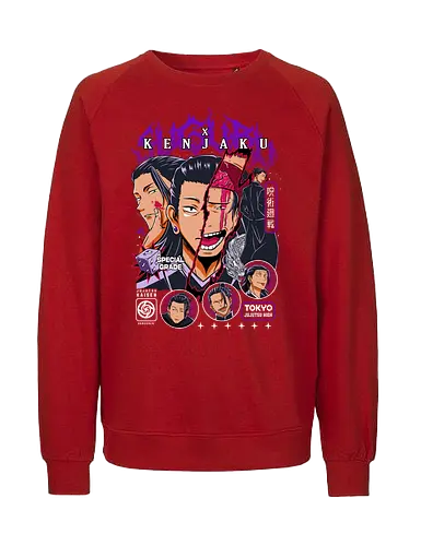 Kenjaku Suguru Geto JJK Ancient Evil - kenjaku, suguru geto, Jujutsu, special grade villain, anime mastermind, dark fantasy anime, jjk antagonist gift, otaku collector - Fairtrade Sweatshirt