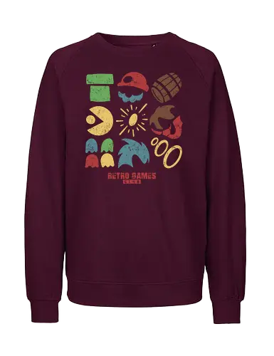 the retro club  - monster, daddy, infected, high risk, parasytes, game, retro, classic, video game, monstrous humanoid, horror, halloween, nightmare, post apocalypse, executioner, creature - Fairtrade Sweatshirt