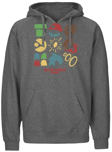 the retro club  - monster, daddy, infected, high risk, parasytes, game, retro, classic, video game, monstrous humanoid, horror, halloween, nightmare, post apocalypse, executioner, creature - Fairtrade Hoodie