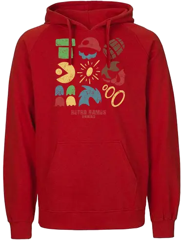 the retro club  - monster, daddy, infected, high risk, parasytes, game, retro, classic, video game, monstrous humanoid, horror, halloween, nightmare, post apocalypse, executioner, creature - Fairtrade Hoodie