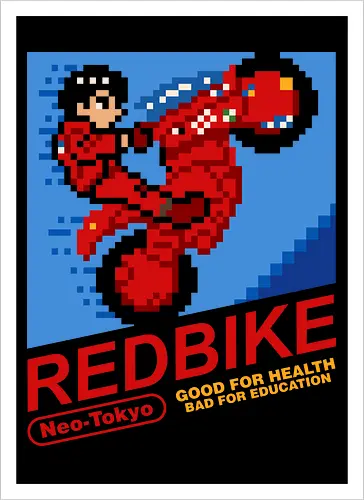Neo-Tokyo Red Bike