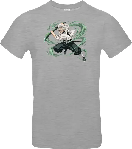Slayer Sanemi Shinazugawa Wind Hashira Anime Design - Slayer, Sanemi, Sanemi Shinazugawa, Wind Hashira, Hashira, Anime, Manga, Kimetsu no Yaiba, Otaku, Japan Anime, Anime Fan, Schwertkämpfer, Geschenk Anime, Geek - Standard T-Shirt