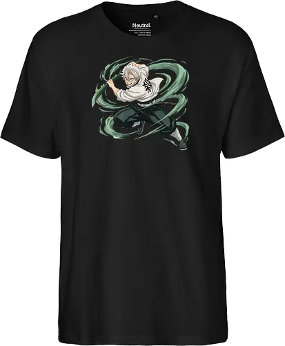 Slayer Sanemi Shinazugawa Wind Hashira Anime Design - Slayer, Sanemi, Sanemi Shinazugawa, Wind Hashira, Hashira, Anime, Manga, Kimetsu no Yaiba, Otaku, Japan Anime, Anime Fan, Schwertkämpfer, Geschenk Anime, Geek - Fairtrade T-Shirt