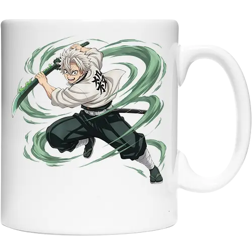 Slayer Sanemi Shinazugawa Wind Hashira Anime Design - Slayer, Sanemi, Sanemi Shinazugawa, Wind Hashira, Hashira, Anime, Manga, Kimetsu no Yaiba, Otaku, Japan Anime, Anime Fan, Schwertkämpfer, Geschenk Anime, Geek - Keramiktasse