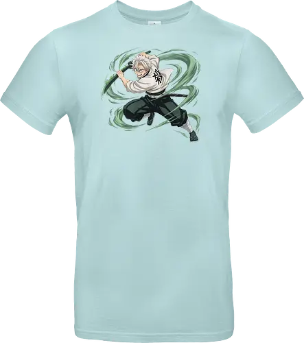 Slayer Sanemi Shinazugawa Wind Hashira Anime Design - Slayer, Sanemi, Sanemi Shinazugawa, Wind Hashira, Hashira, Anime, Manga, Kimetsu no Yaiba, Otaku, Japan Anime, Anime Fan, Schwertkämpfer, Geschenk Anime, Geek - Standard T-Shirt
